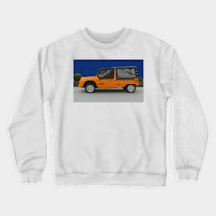 Mehari orange blue Crewneck Sweatshirt